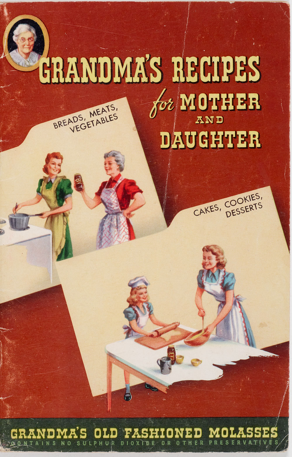 Book cover for "Grandma's Recipes for Mother and Daughter"